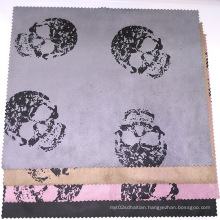 Skull Print Suede Fabric 2016